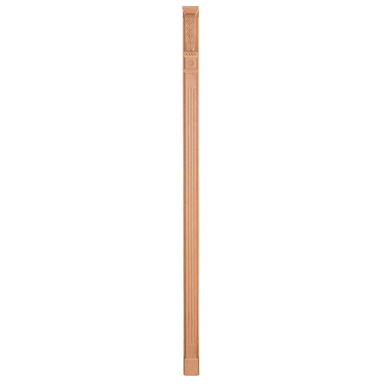 Ahşap Oymalı Sütun Roma Sütun Boyanabilir Dekoratif Aksesuar 240x6 cm