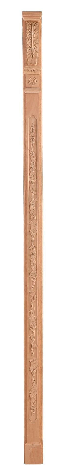 Ahşap Oymalı Sütun Roma Sütun Boyanabilir Dekoratif Aksesuar 9x210 cm