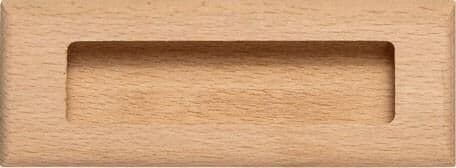 Ham Boyasız Kapı Çekmece Kapak Daire Topuz Kulp 110X35X18 mm (T-2)