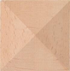 Kayın Piramit Duvar Aksesuarı 5x5 cm