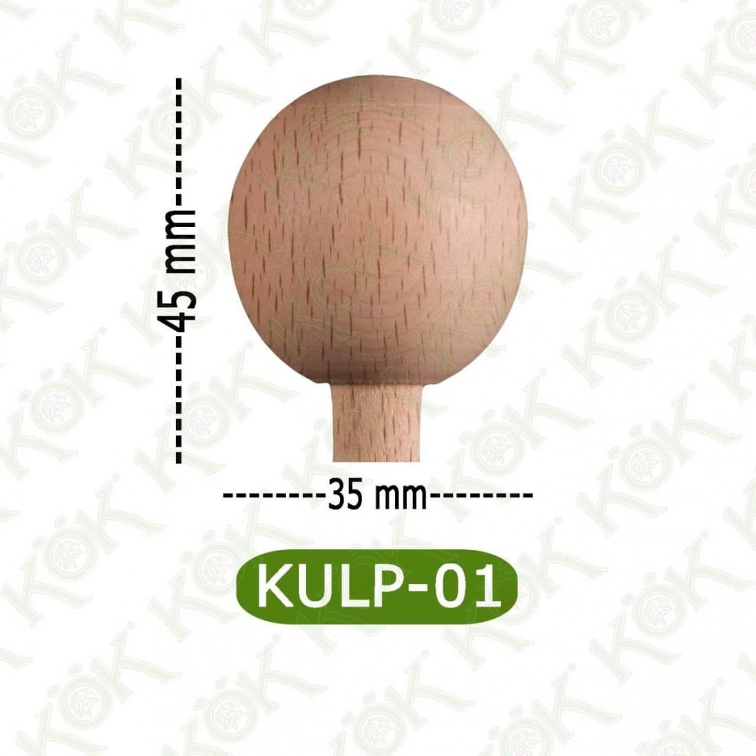 KULP-01 Ahşap Kulp
