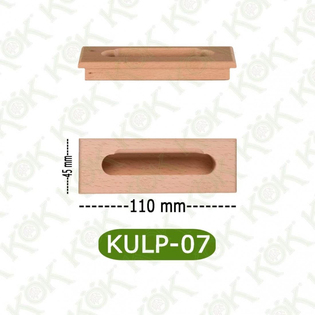 KULP-07 Ahşap Kulp