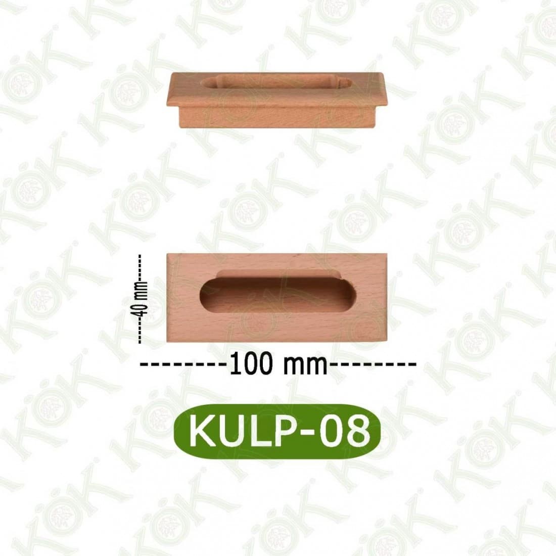 KULP-08 Ahşap Kulp