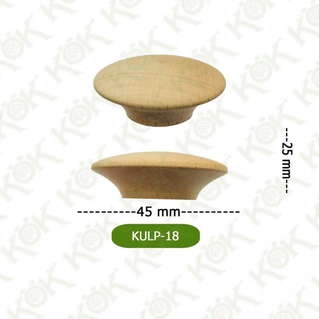 KULP-18 Ahşap Kulp