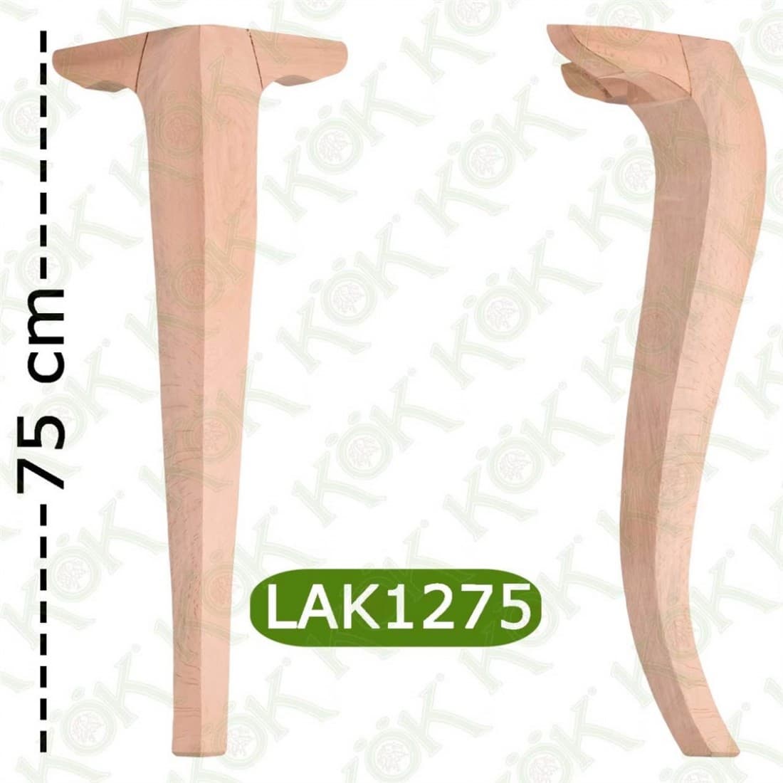 LAK1275 Winged Avantgarde Lukens Leg 12*12*75