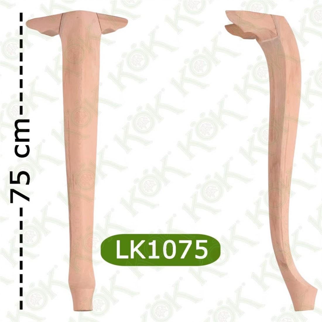LK1075 Winged Classic Lukens Leg 10*10*75