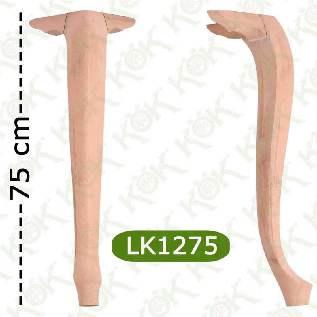 LK1275 Winged Classic Lukens Leg 12*12*75