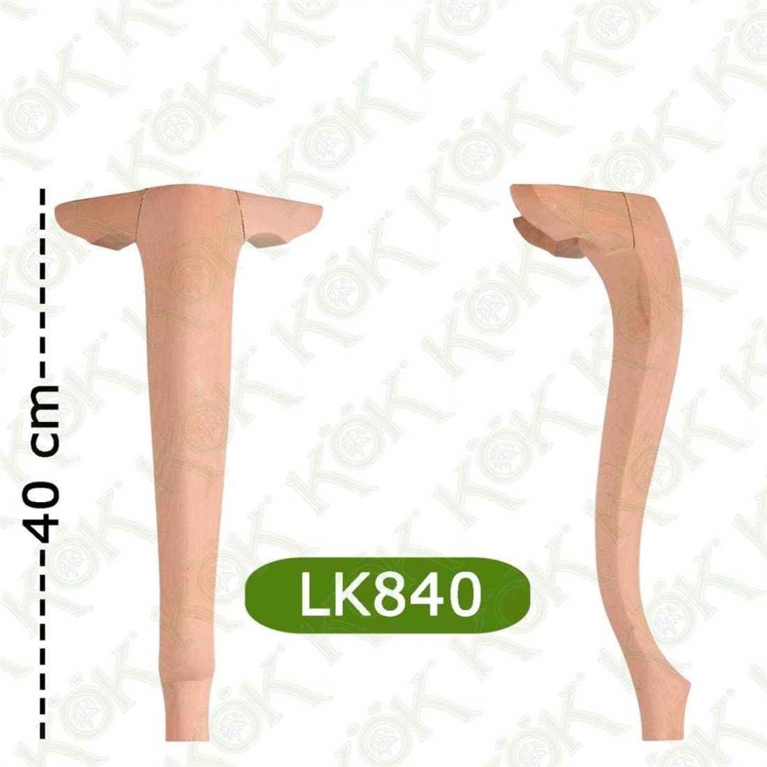LK840 Winged Classic Lukens Leg 8*8*40
