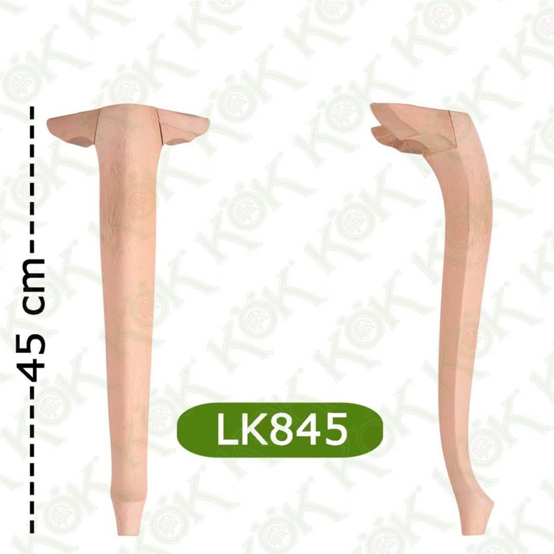LK845 Winged Classic Lukens Leg 8*8*45
