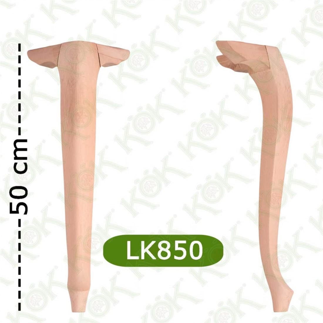 LK850 Winged Classic Lukens Leg 8*8*50