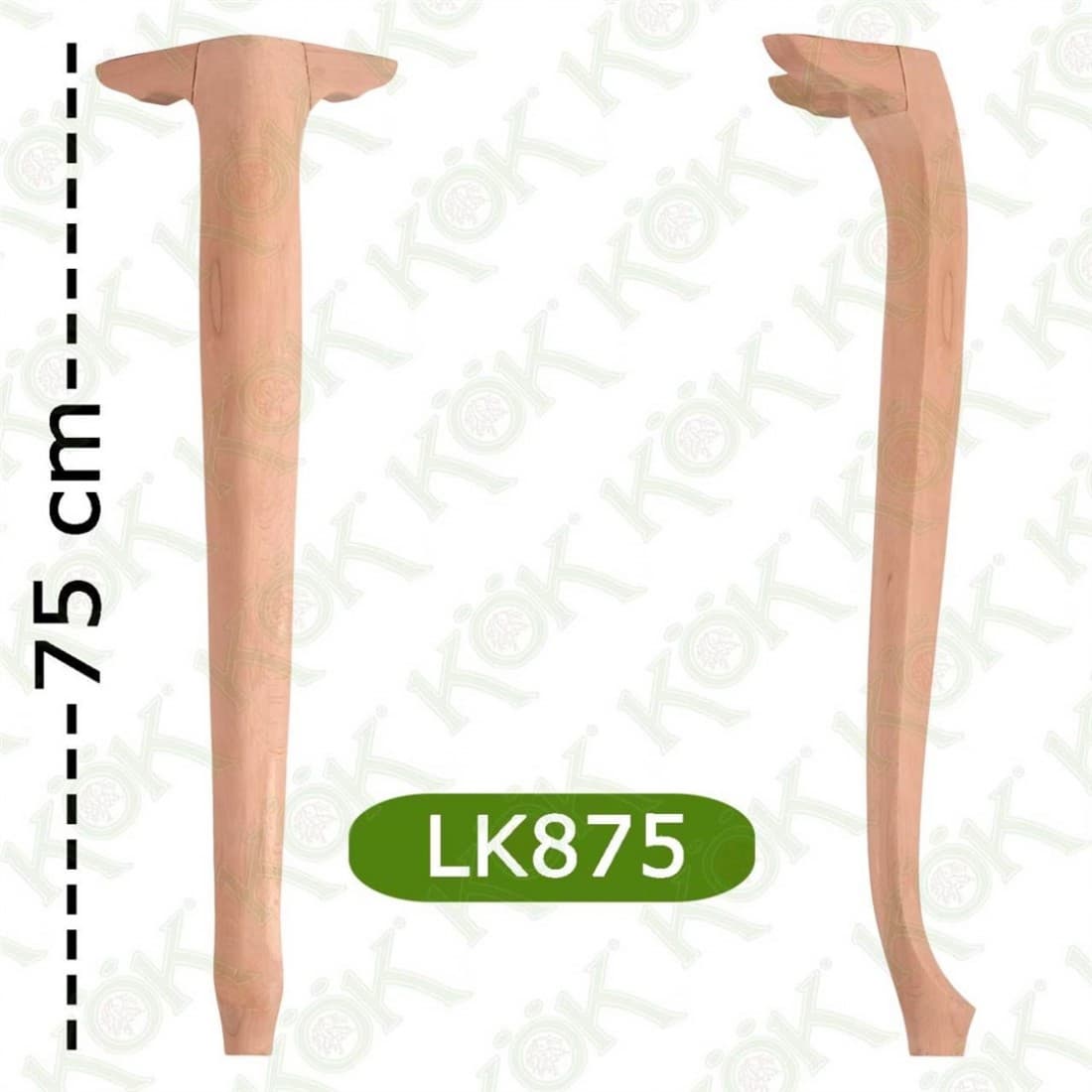 LK875 Winged Classic Lukens Leg 8*8*75