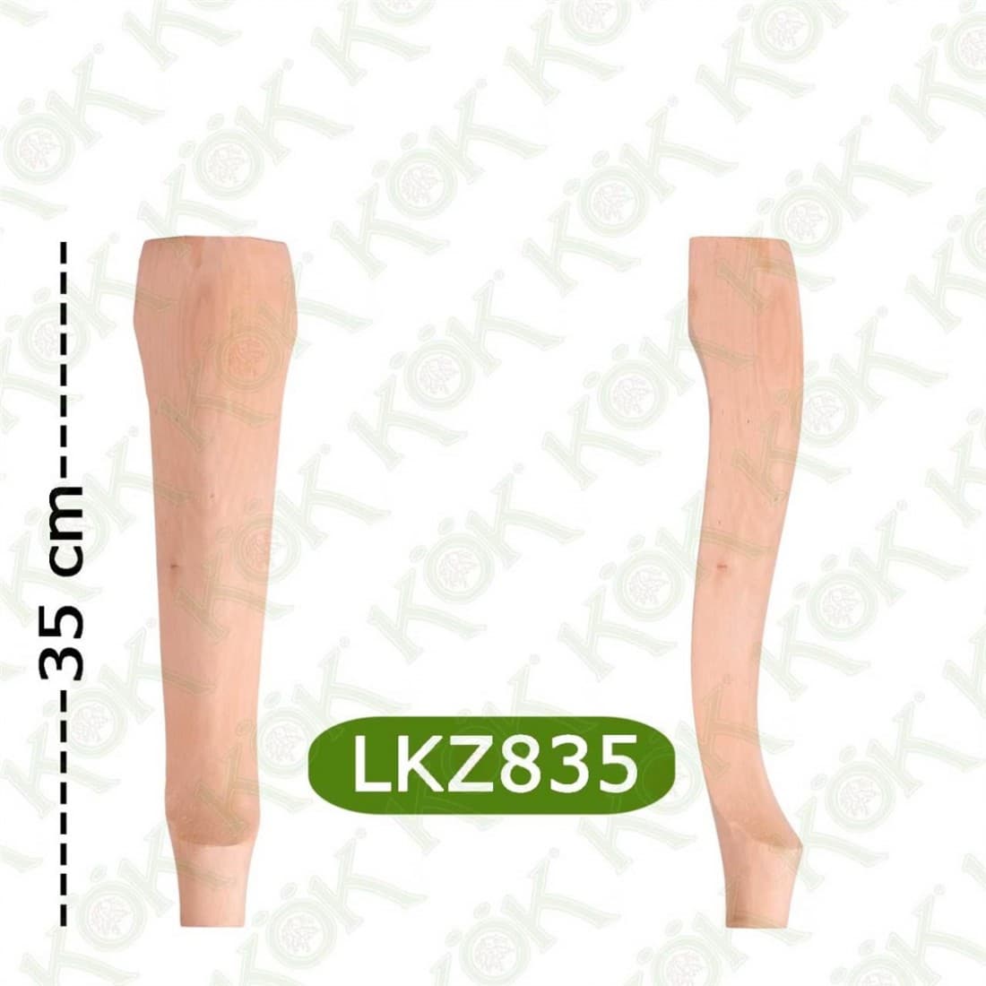 LKZ835 Plain Lukens Leg 8*8*35
