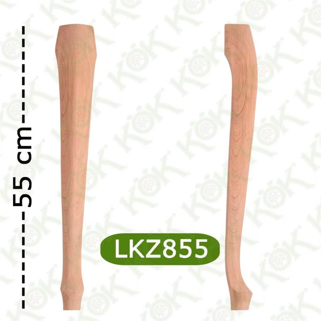 LKZ855 Plain Lukens Leg 8*8*55