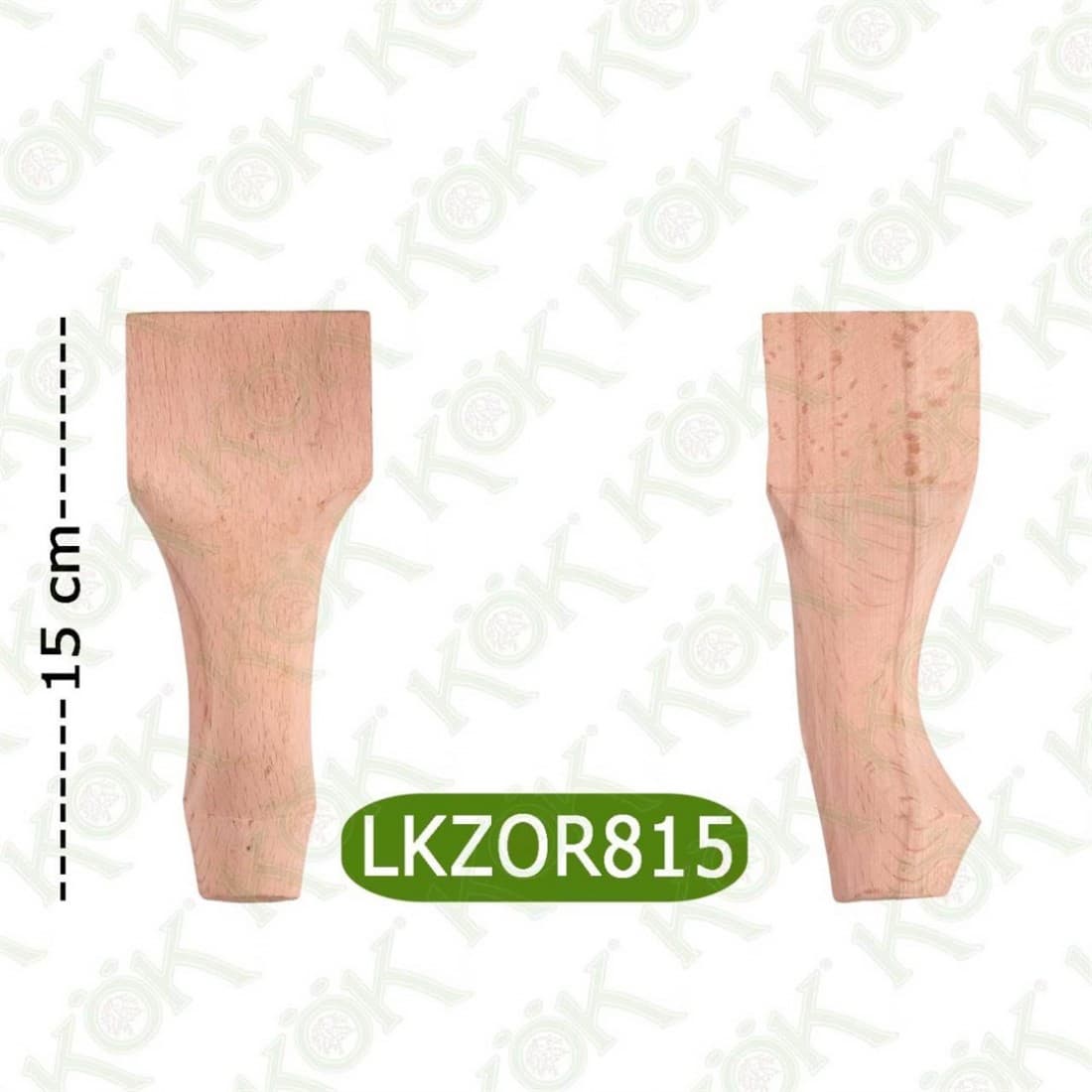 LKZOR815 Plain Lükens Orta Ayak 8*8*15