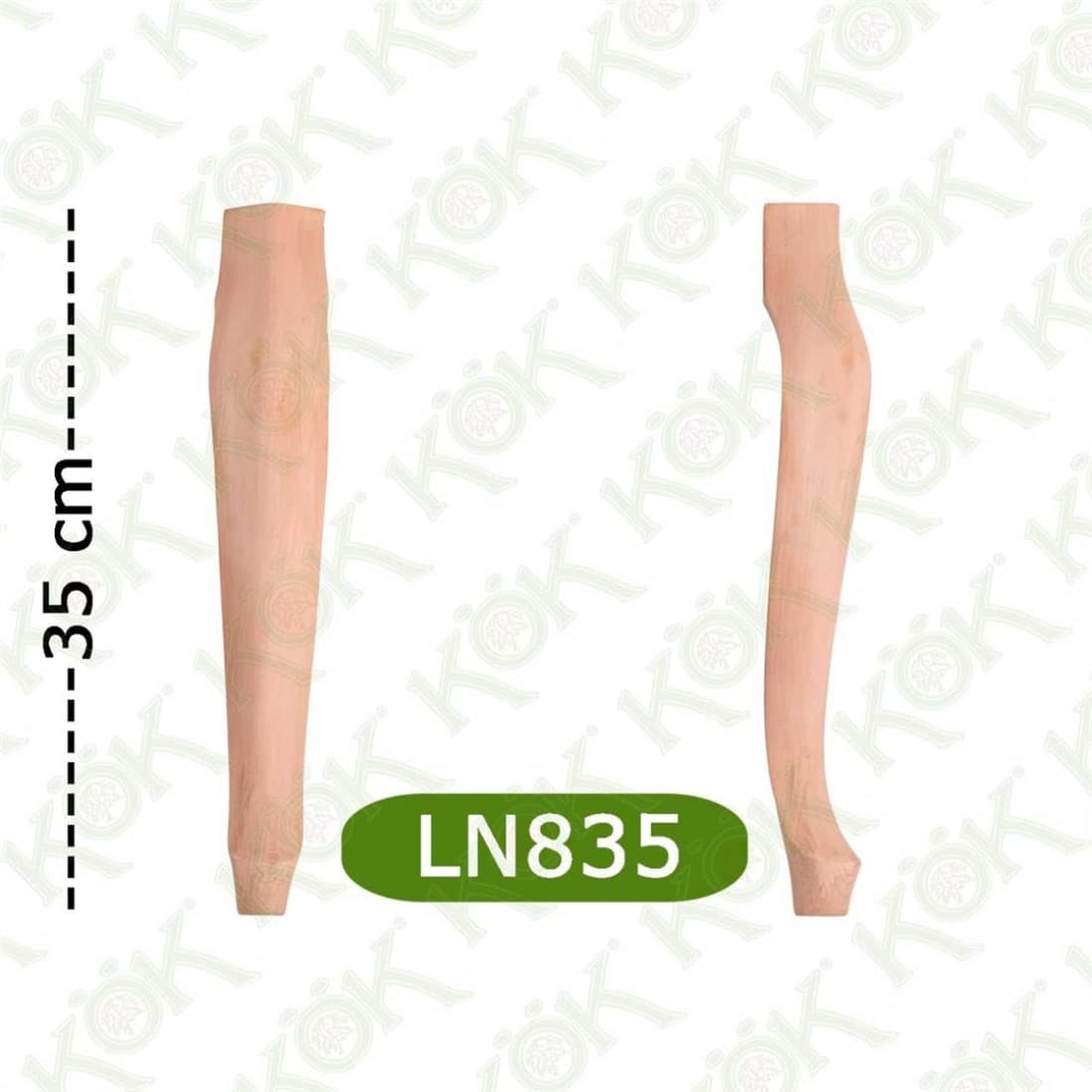 LN835 Klasik Lükens Ayak 8*8*35