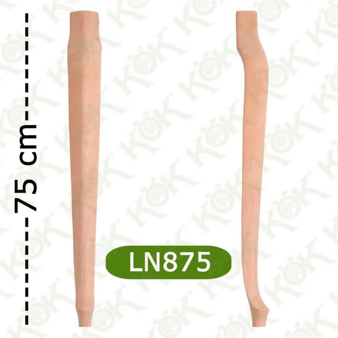 LN875 Klasik Lükens Ayak 8*8*75
