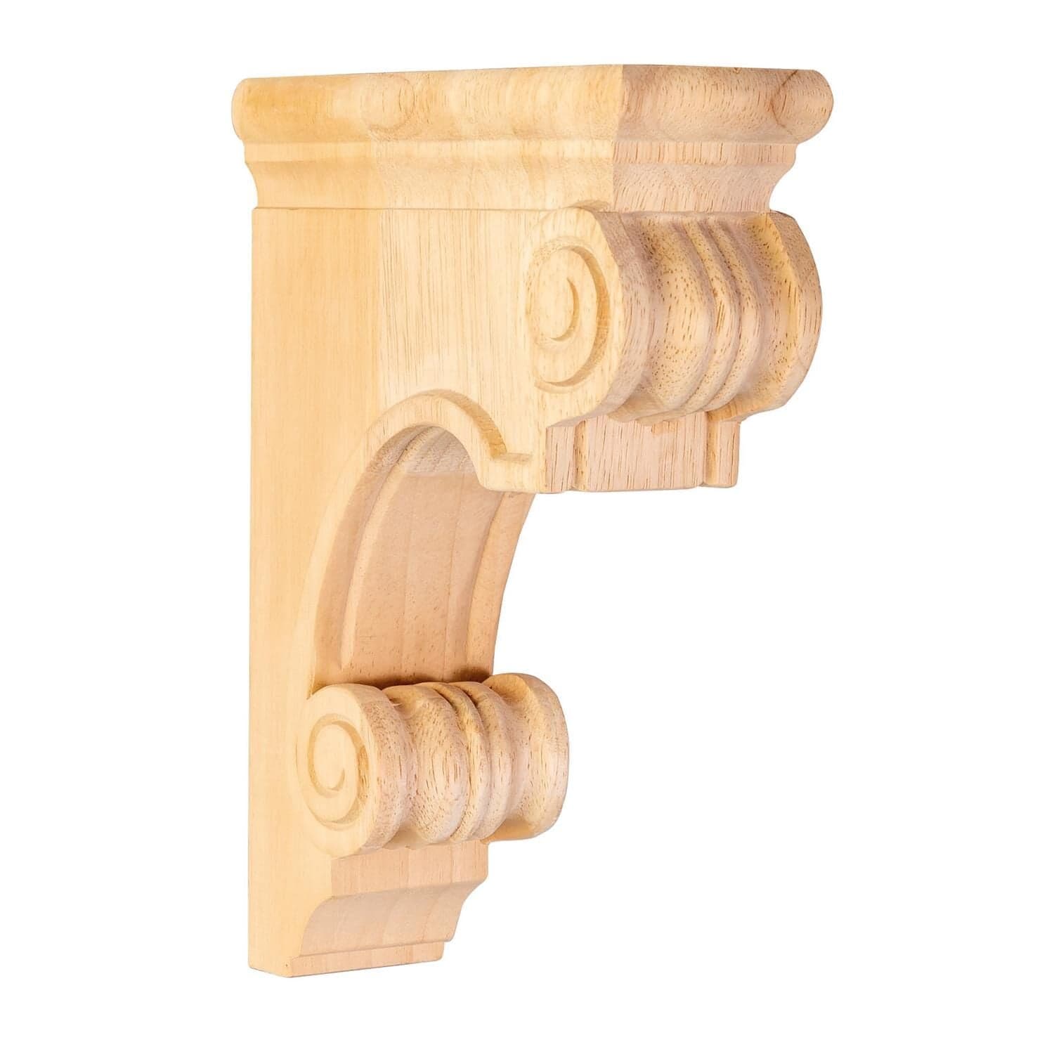 Payanda Ahşap Oyma İşlemeli Boyanabilir Dekoratif Aksesuar 30x23x8