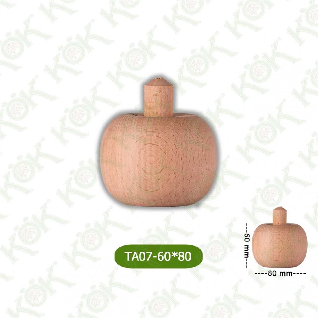 TA07-60-80 Ahşap Torna Koltuk Ayağı