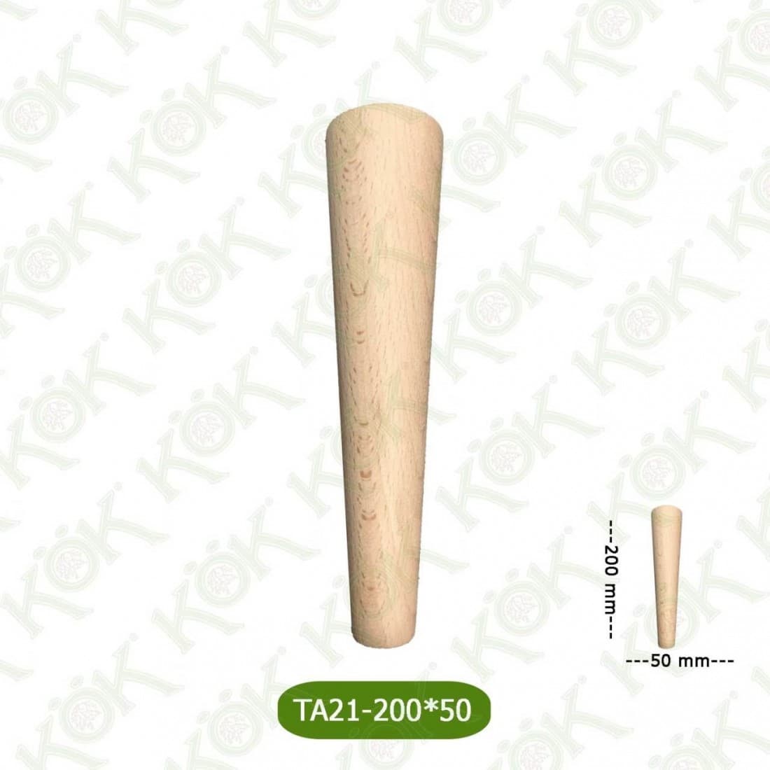 TA21-200-50 Wooden Torna Sofa Leg