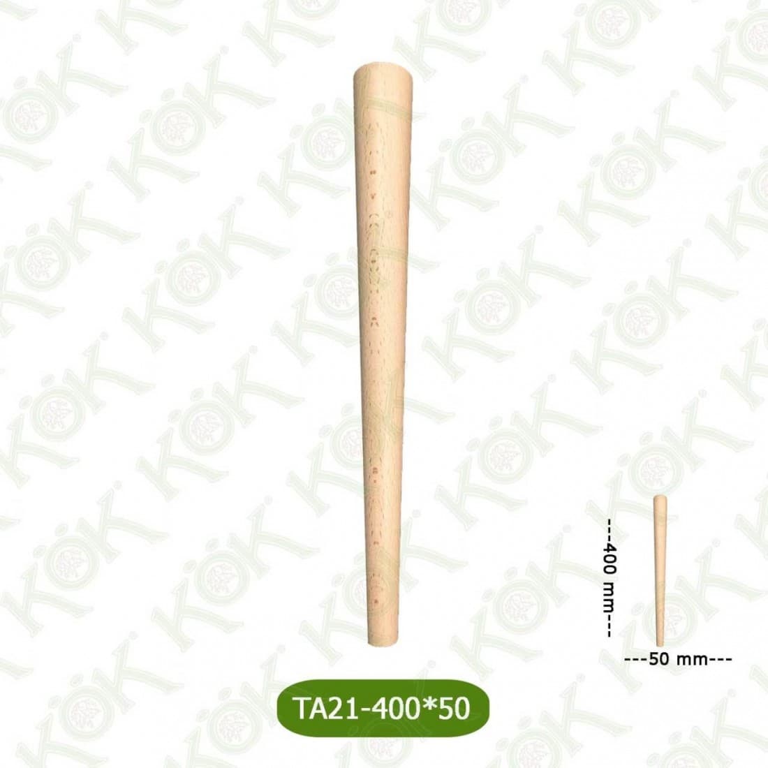 TA21-400-50 Wooden Torna Sofa Leg