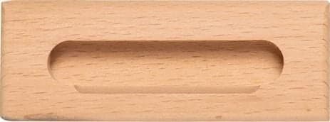 Ham Boyasız Kapı Çekmece Kapak Daire Topuz Kulp 110X35X18 mm (T-6)