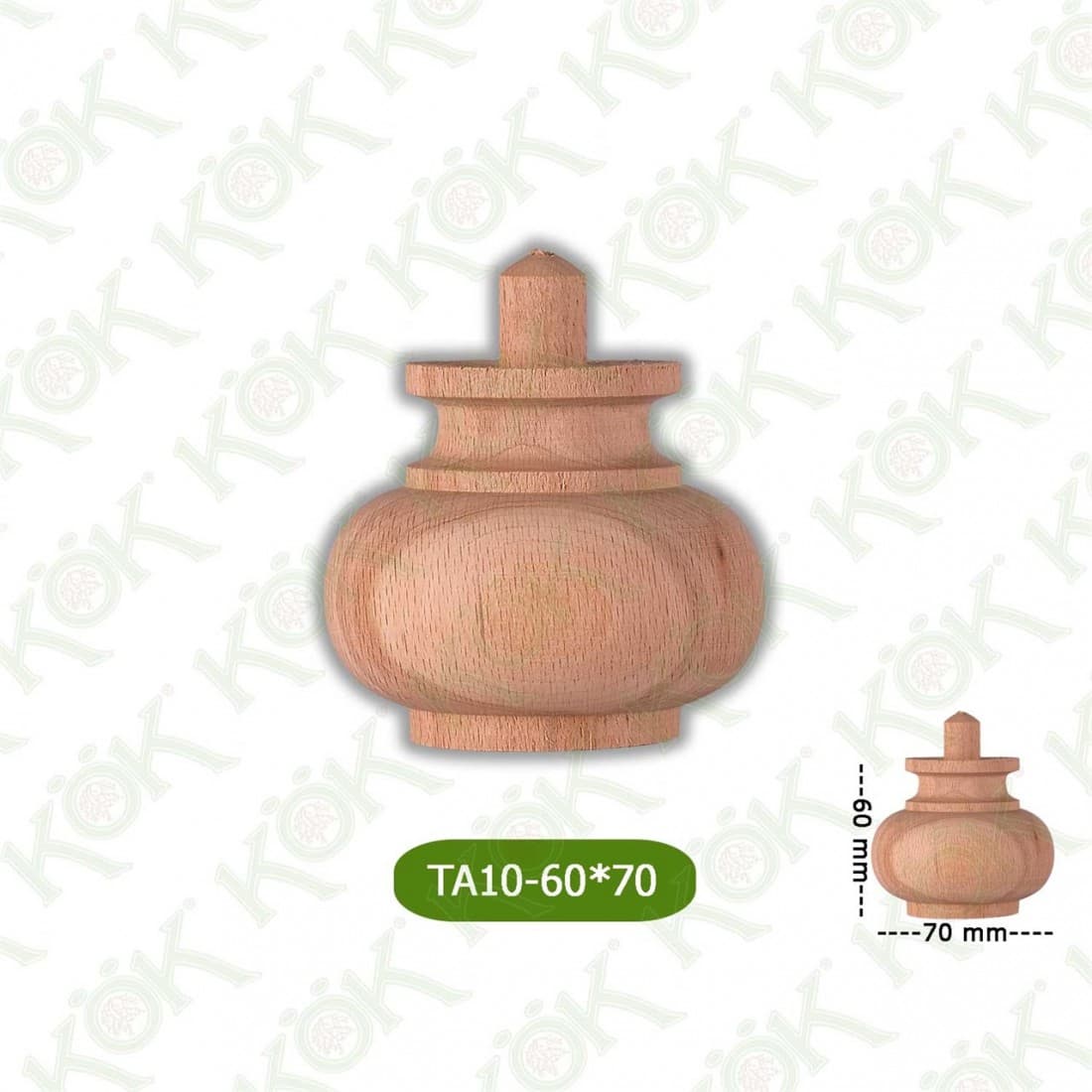 TA10-60-70 Wooden Torna Sofa Leg