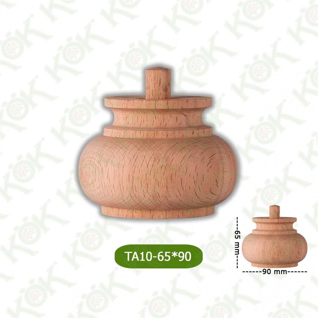 TA10-65-90 Wooden Torna Sofa Leg