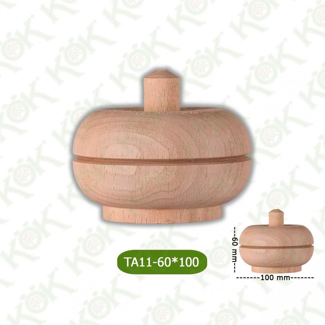 TA11-60-100 Wooden Torna Sofa Leg