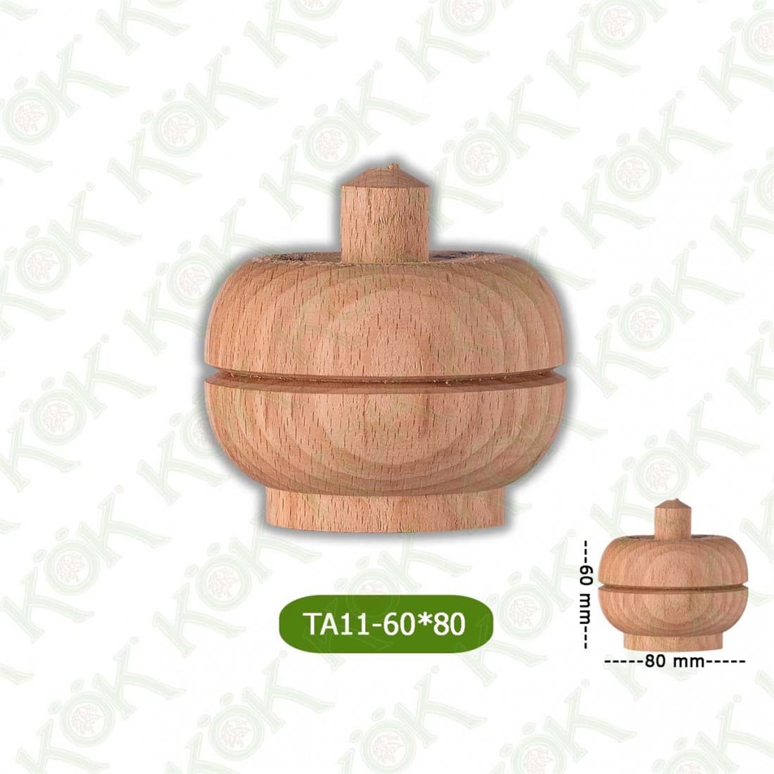 TA11-60-80 Wooden Torna Sofa Leg
