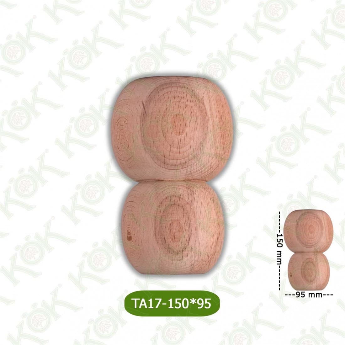 TA17-150-95 Wooden Torna Sofa Leg