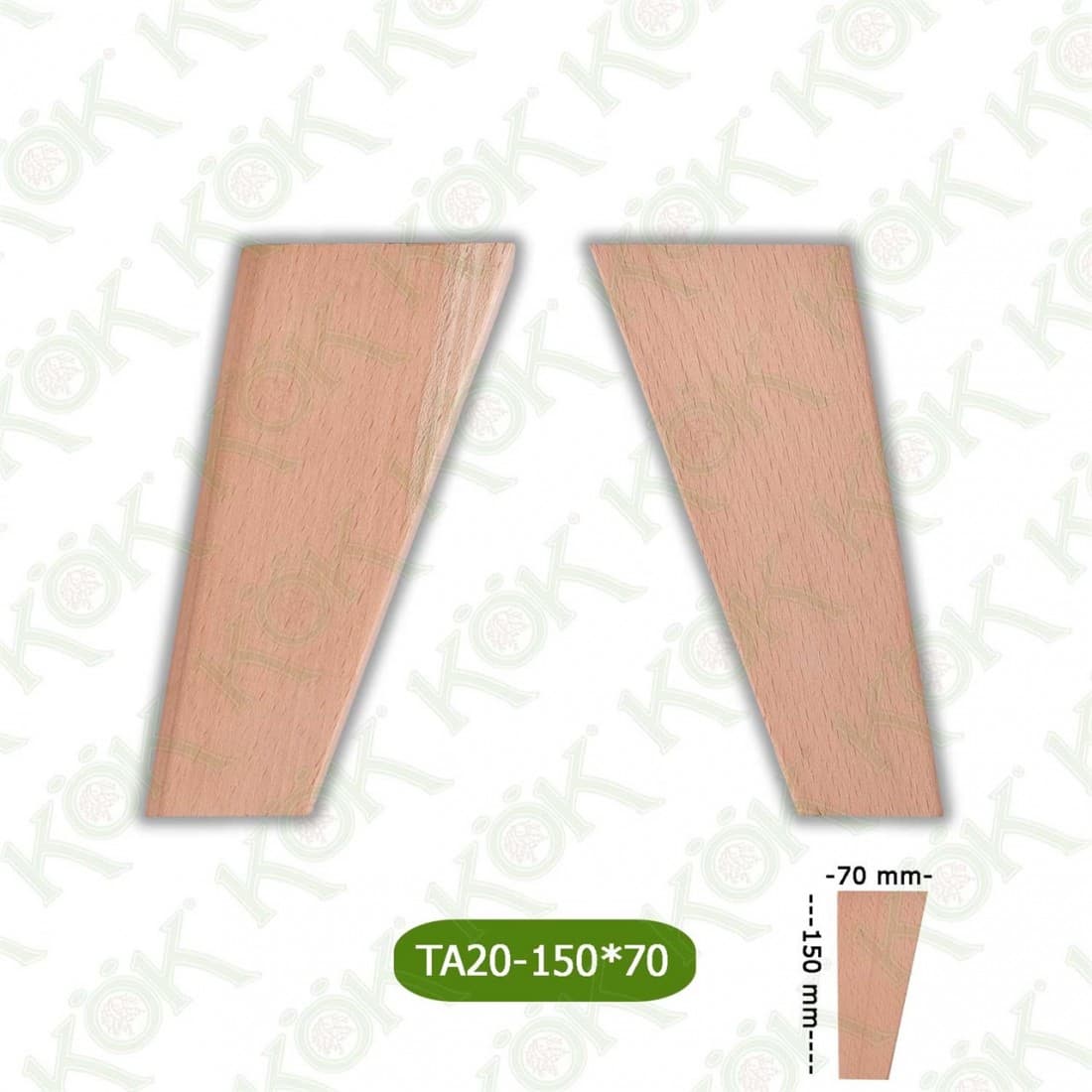 TA20-150-70 Wooden Torna Sofa Leg