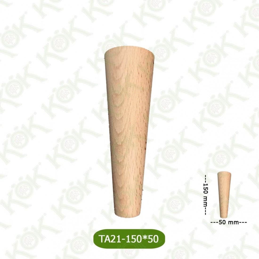 TA21-150-50 Wooden Torna Sofa Leg
