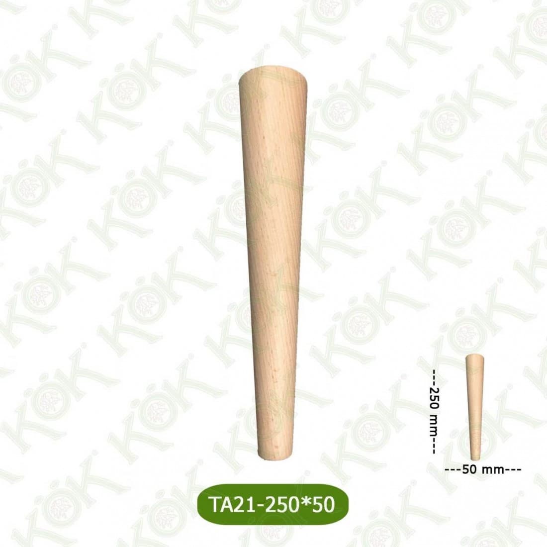 TA21-250-50 Wooden Torna Sofa Leg