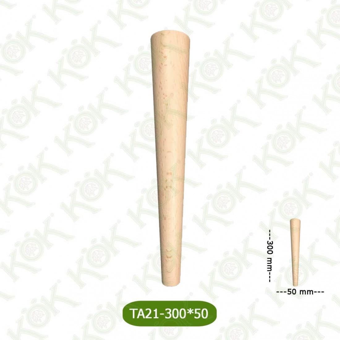 TA21-300-50 Wooden Torna Sofa Leg