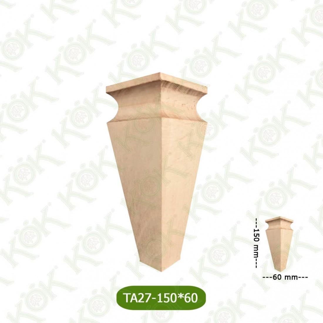 TA27-150-60 Wooden Torna Sofa Leg