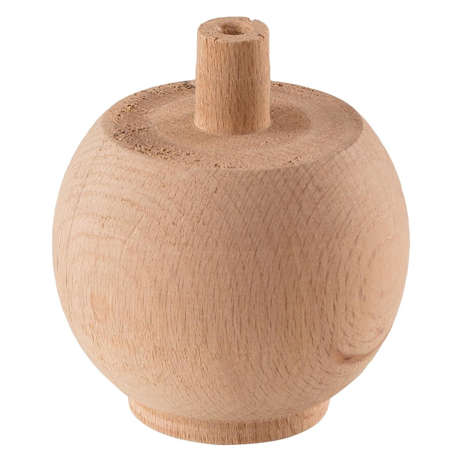 Torna Ahşap Ayak Komidin Dresuar Koltuk Ayağı Desenli 7x7x8 cm